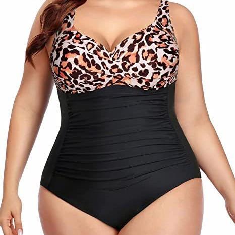 ladies solid color swimsuit women push up padded bikini
