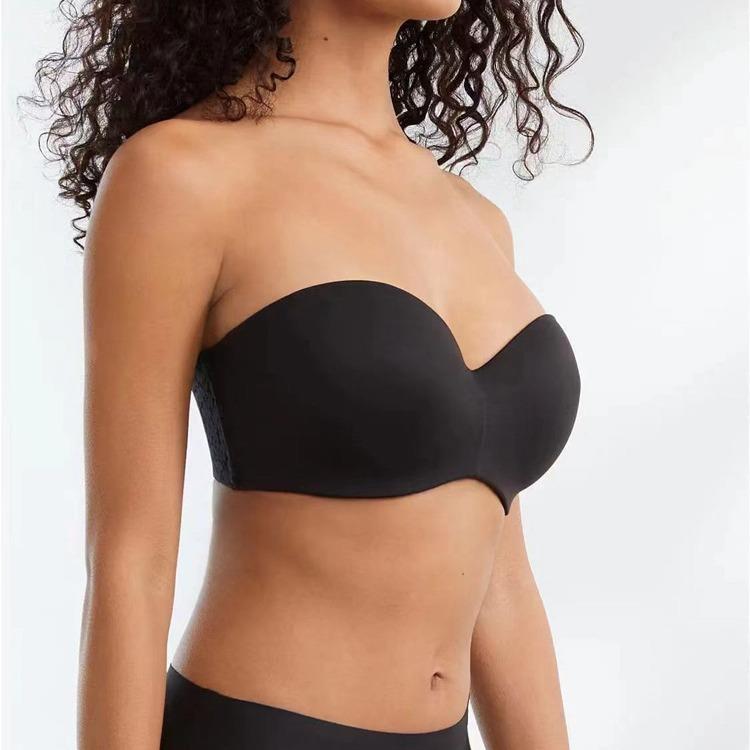 strapless push up bra full support detachable strap