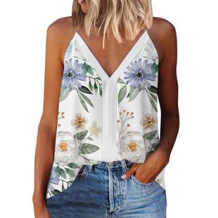 contrast color sleeveless neck womens Fashionable font