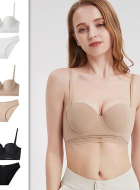 Half cup underwear womens bra small chest not empty cup