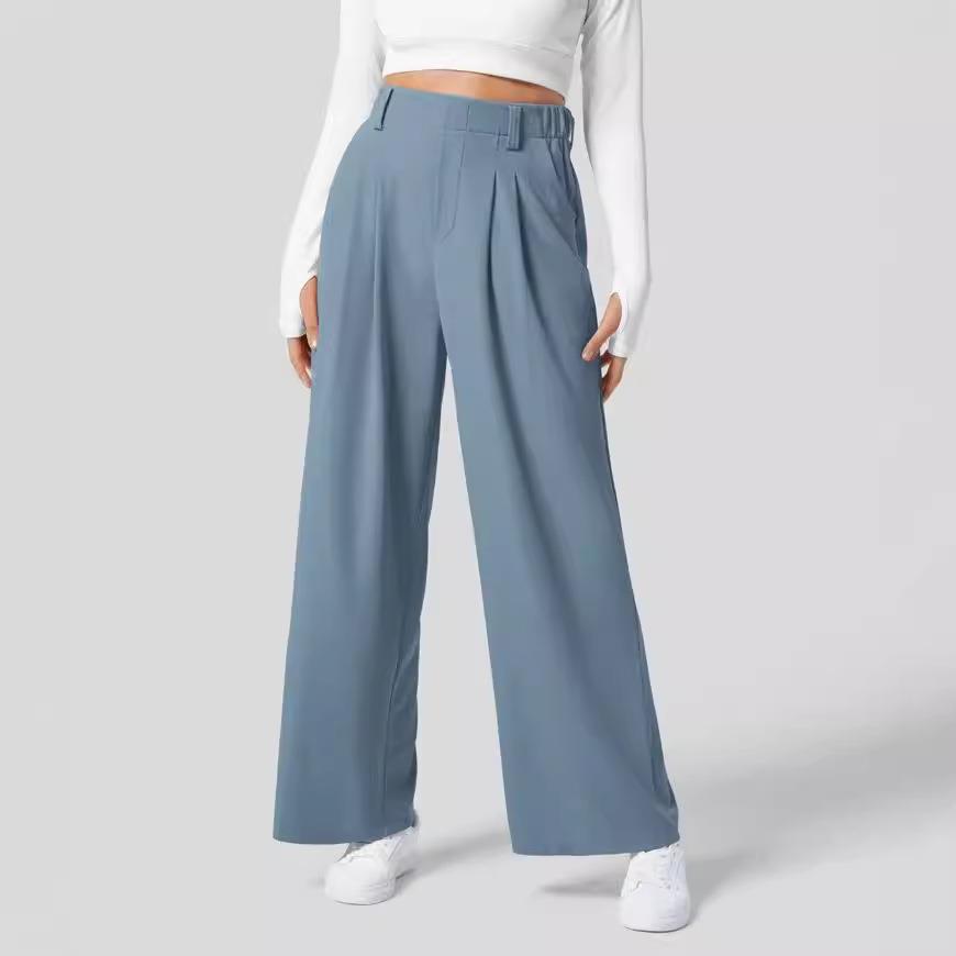 fashion draped wide-leg versatile women for pants casual