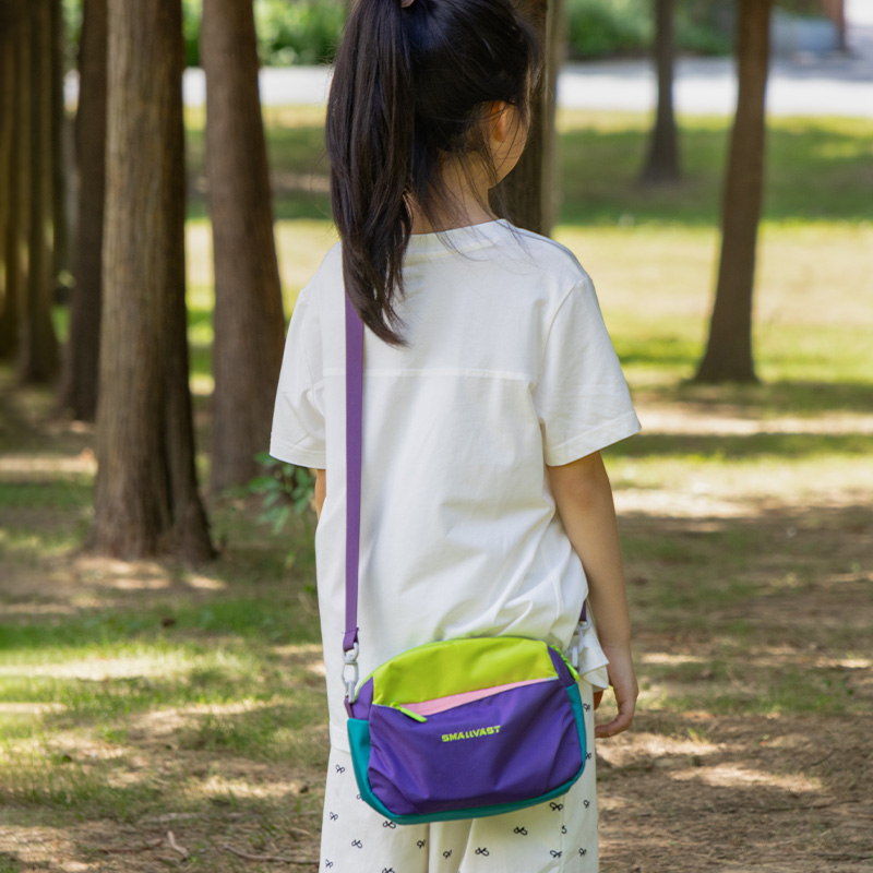 儿童外出斜挎包多巴胺零钱包