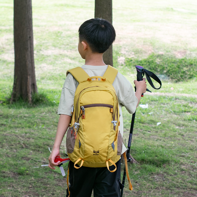 户外儿童徒步登山包男孩外出旅游背包轻便出游中小学生研学双肩包