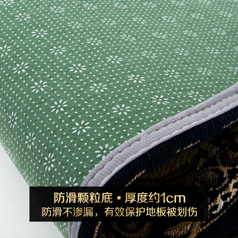 加厚欧式圆形地毯电脑椅子转椅吊椅垫子客厅卧室书房地垫可机洗