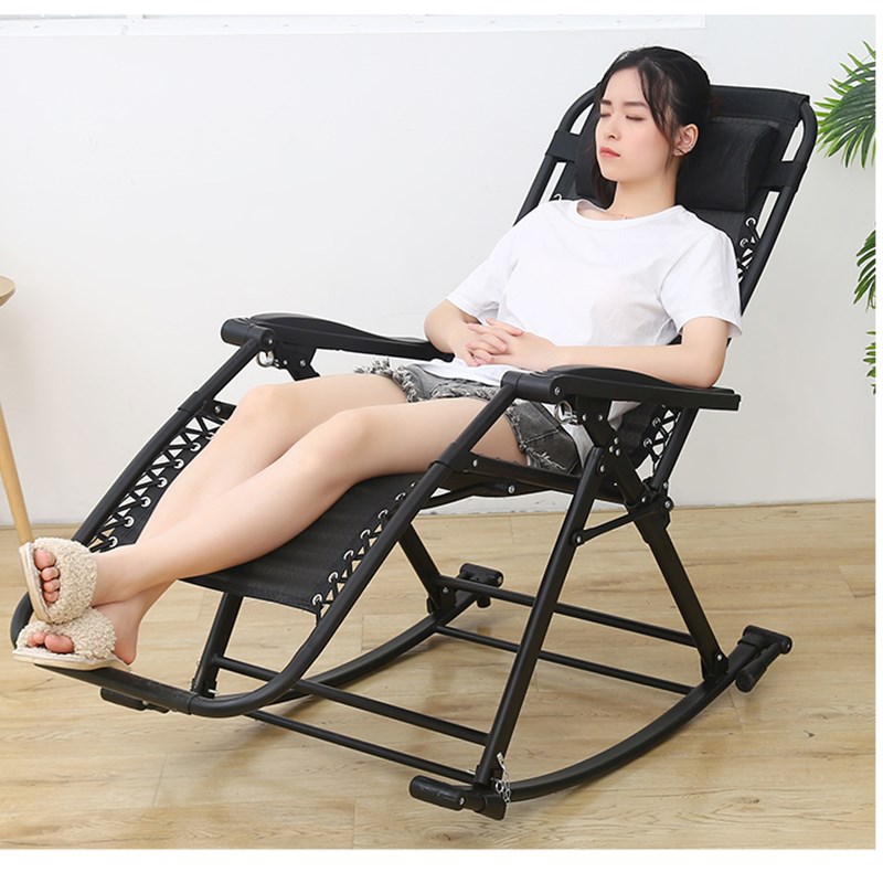 摇摇椅躺椅大人阳台家用休闲午睡懒单成人逍遥椅折叠摇摆老人孕妇