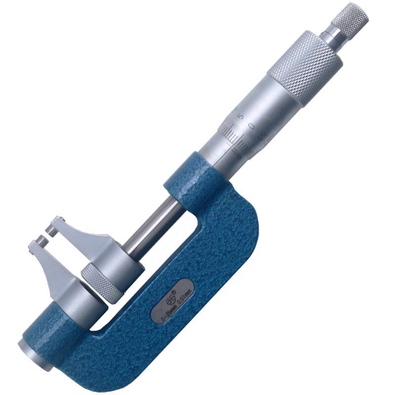 青海青量机械式卡爪型千分尺0-25mm0.01 测量内外径台阶千分卡