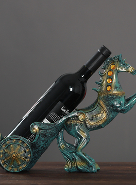 北欧创意客厅电视酒柜工艺品家居装饰摆设红酒架礼物摆件开业礼品