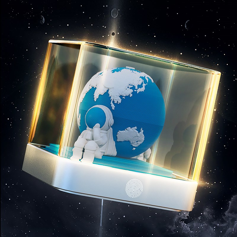 2025地球日历3d立体创意纸雕手撕纸质地球日历圣诞节礼物企业定制