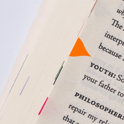 彩色圆点雨点贴贴纸索引水滴标注可手写手账装饰铜版纸标签贴纸