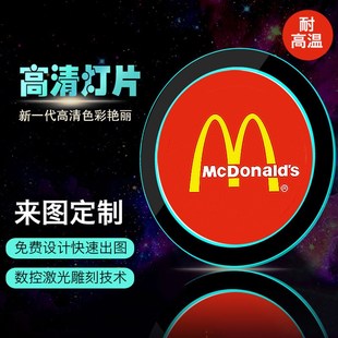 投影灯片定制图案投影灯图案射灯广告投影射灯logo图案灯文字射灯