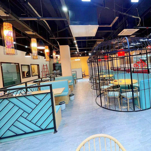 实木卡座沙发桌椅组合酒吧餐饮西餐厅饭店半圆奶茶店靠墙定制商用