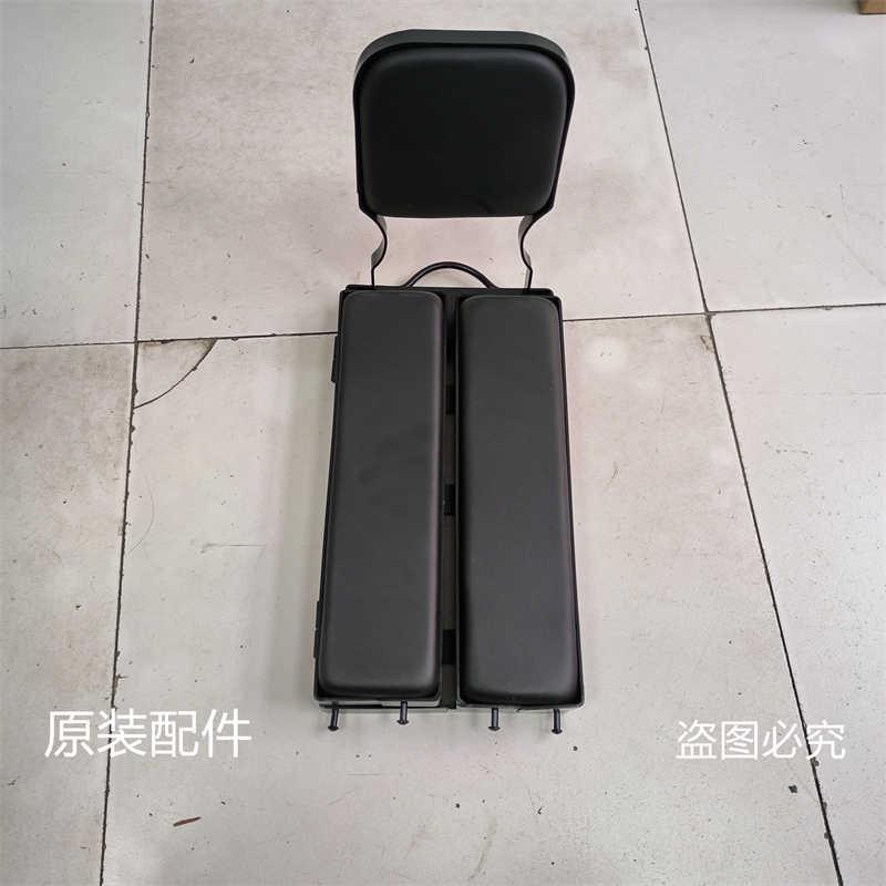 电动车后货架外卖车改装后架子折叠带座带靠背送餐车改装托盘通用