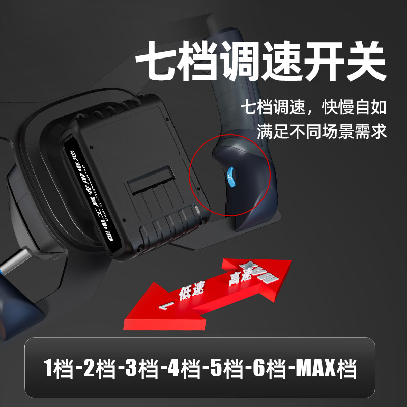 博来无刷工业锂电搅拌器油漆涂料食品搅拌器批土粉饲料打灰机神器