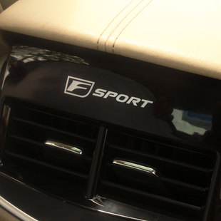 雷克萨斯ES200 ES300h RX300 RX450hL NX260改装汽车贴纸金属车标