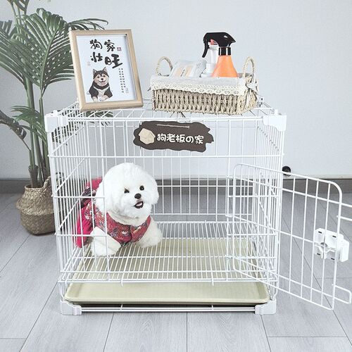 狗笼子中小型犬室内猫狗狗多层叠加笼子带滚轮宠物狗狗围栏鸟笼