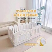 QTA宠物围栏狗笼子自由组装 室内狗窝中小型犬狗围栏一室一厅一卫