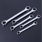 双头单向棘轮快速扳手 汽修机修两用套筒 多功能加速汽修省力板子