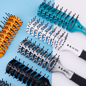 聚森堂排骨梳专业美发吹风造型梳奈高温美发排骨梳手柄防滑排骨梳