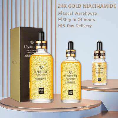 Skincare Product 24K Gold Niacinamide Face Serum Anti Aging