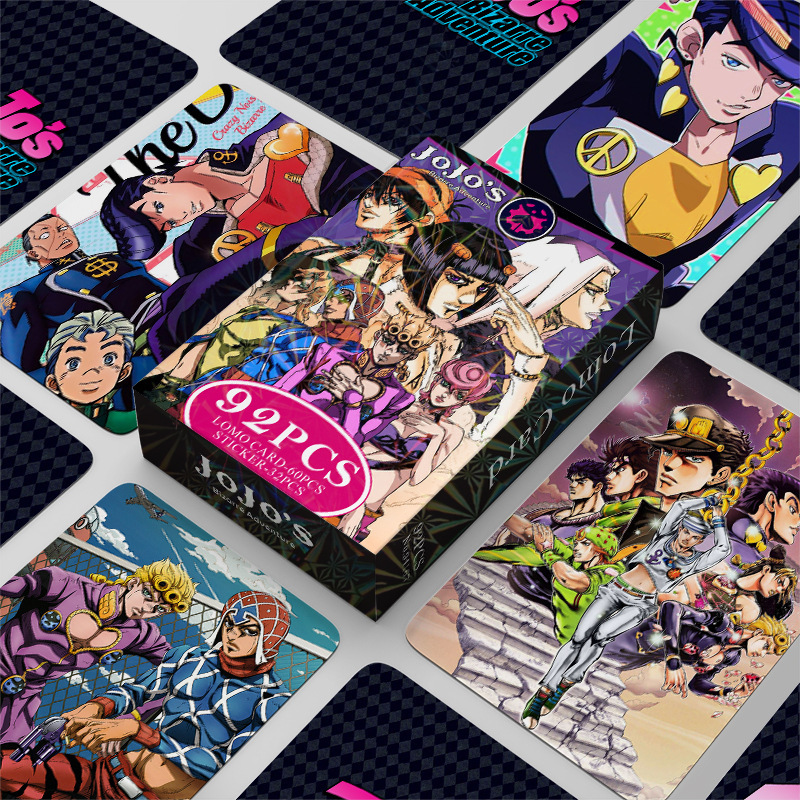 JOJO的奇妙冒险动漫画周边小卡片贴纸手账素材乔鲁诺乔巴纳布鲁诺
