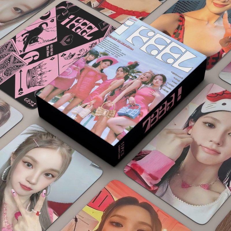 55张gidle女娃新专辑小卡queencard明信片照片宋雨琦明星同款周边
