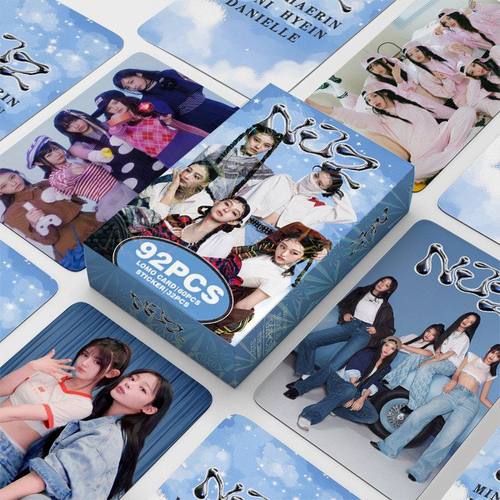 92张小卡NEWJEANS韩流NJZ周边珍藏照片卡室内装饰小卡贴纸LOMO卡