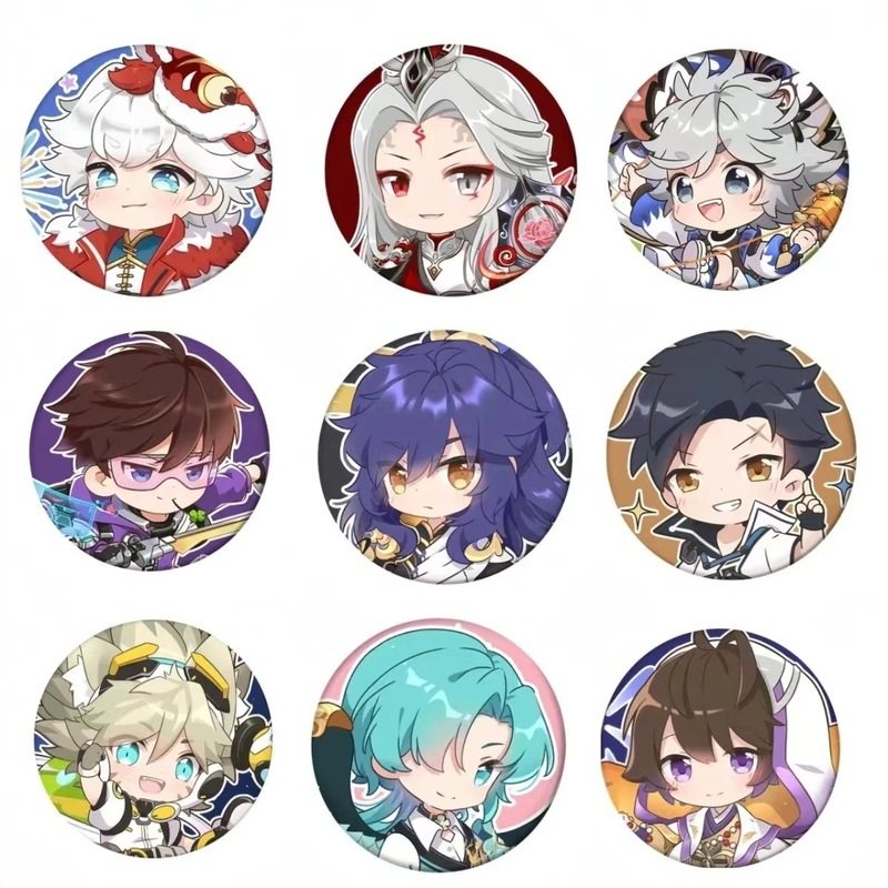 王者荣耀二次元游戏周边q版吧唧徽章胸章兰陵王周瑜修罗武陵仙君