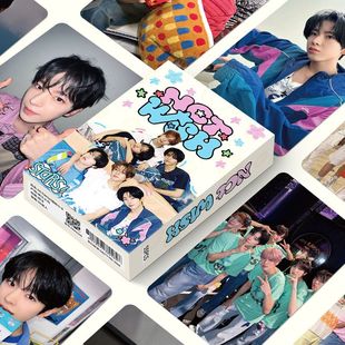 55张nctwish镭射小卡片照新专辑写真集韩国明星男团明星同款周边
