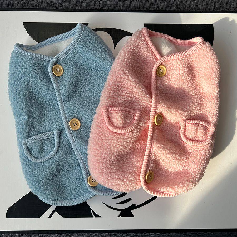 狗狗秋冬天衣服泰迪比熊雪纳瑞小型犬冬季猫咪表情围巾加绒马甲