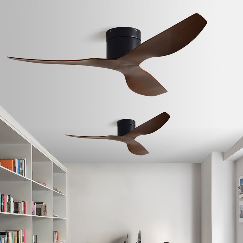 黑色复古吊扇大风力工业商用无灯欧家用吸顶电风扇静音吊扇风扇北