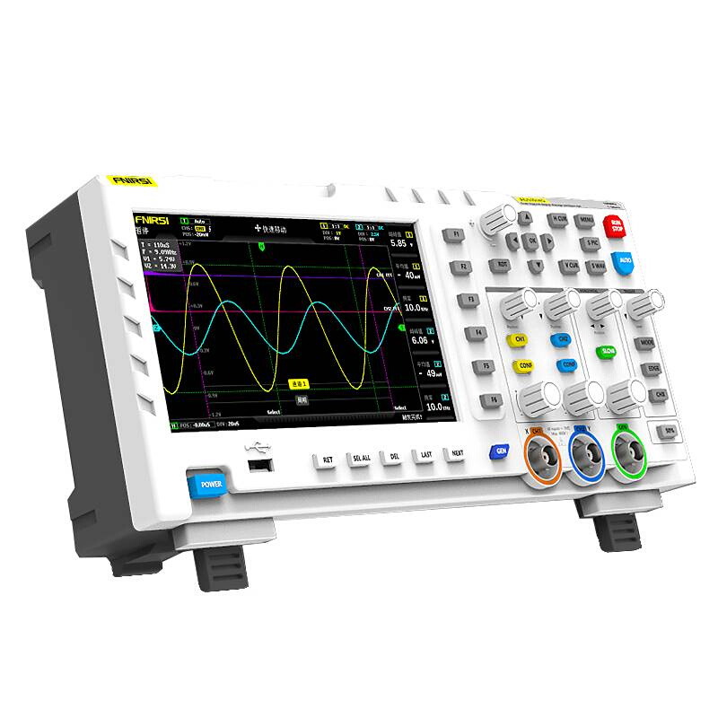 数字示波器FNIRSI-1014D双通道100M带宽1GS采样信号发生器二合一