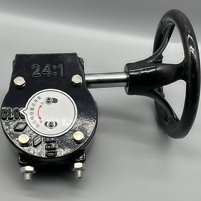 极速厂促蝶阀涡轮传动头显示开关手轮手动变速K头执行器配件24:1