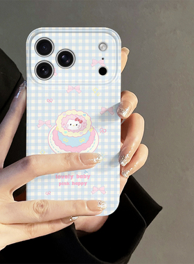 蛋糕kitty猫适用苹果17pro手机壳iPhone16promax卡通iP15新款14少女13防摔套oppo12小米可爱华为荣耀vivo红米