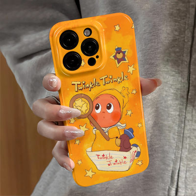 适用苹果17promax手机壳iPhone16pro潮牌15pro新款13星星人14小米12卡通防摔套oppo华为荣耀11全包vivo红米e