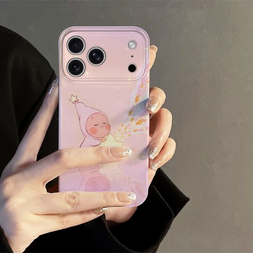可爱星星人适用苹果17promax手机壳iPhone16pro新款ip15pro卡通14潮玩13防摔套12小米oppo华为11荣耀vivo红米