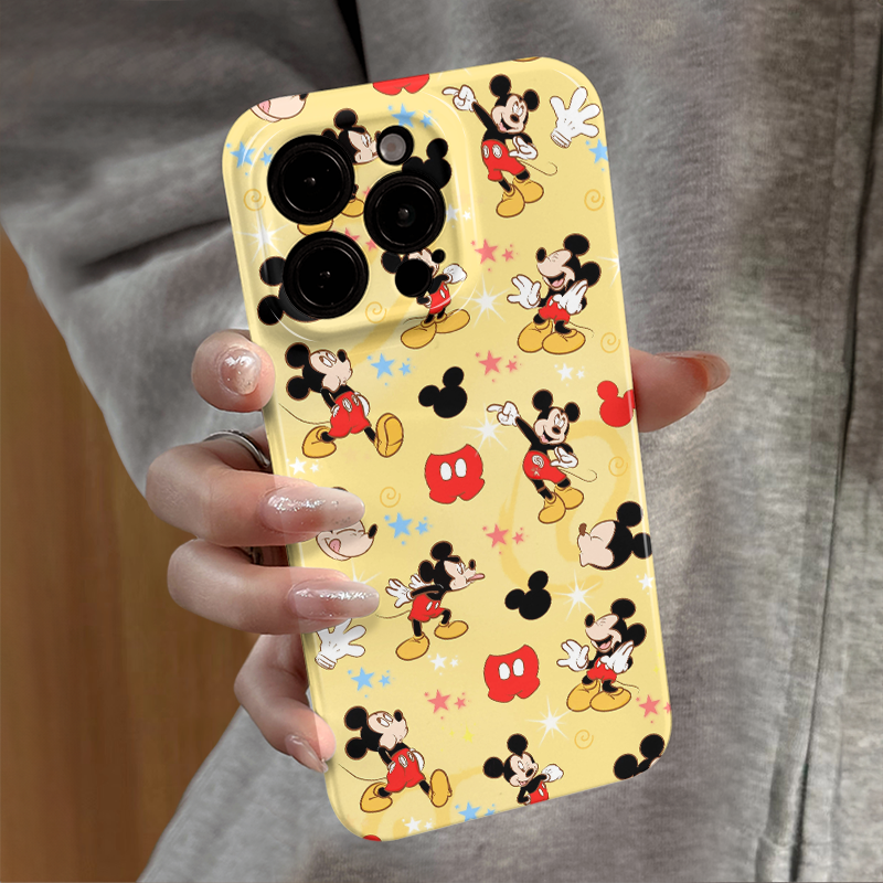 适用苹果16promax手机壳女iPhone15新款小米16e华为14红米i13卡通mate70保护套vivo防摔oppo米奇米妮12荣耀11