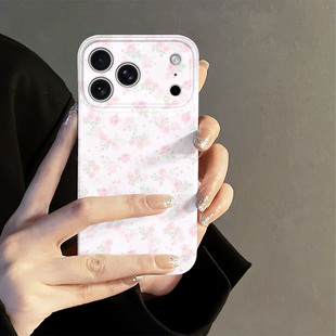 满屏玫瑰适用iPhone17promax手机壳苹果16pro简约15pro韩系14新款13防摔套华为12oppo小米ins风荣耀vivo红米