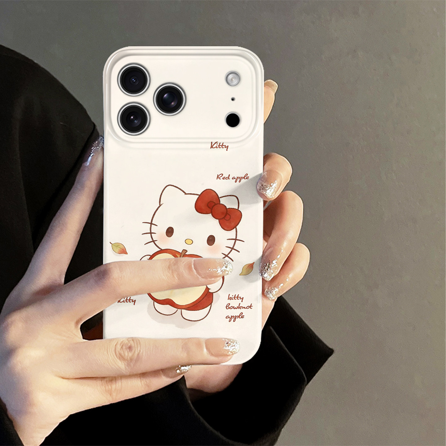 苹果kitty猫适用iPhone17pro手机壳苹果16promax新款15pro卡通14日韩13防摔套oppo2小米日韩华为荣耀vivo红米