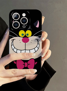 适用苹果16promax手机壳iPhone15新款女iP14简约13防摔套11可爱12超薄7路西法xsmax个性mini高级plus菲林8