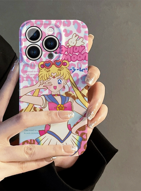 适用苹果16promax手机壳女iPhone15新款iP13promax小众14硅胶xsmax防摔mini保护套7plus8简约12美少女战士11