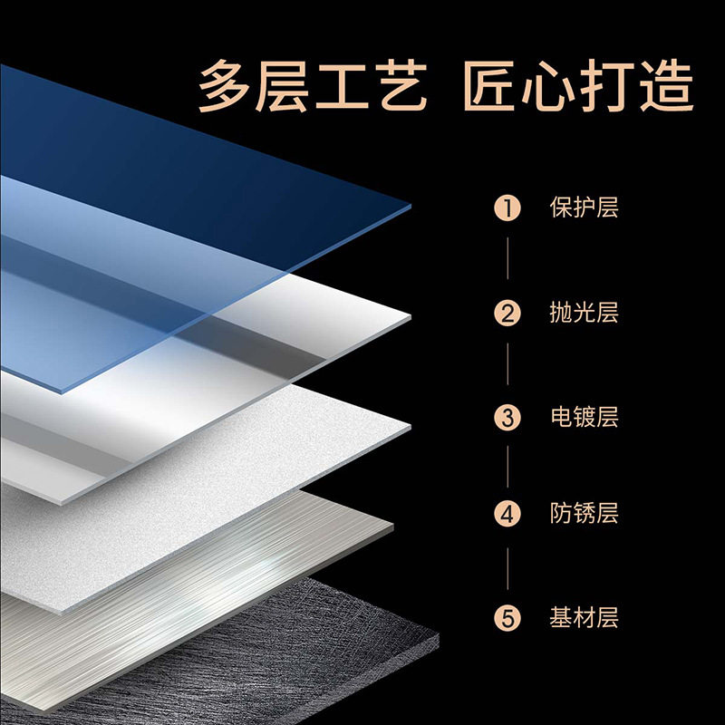 家居门后挂钩电镀十珠免