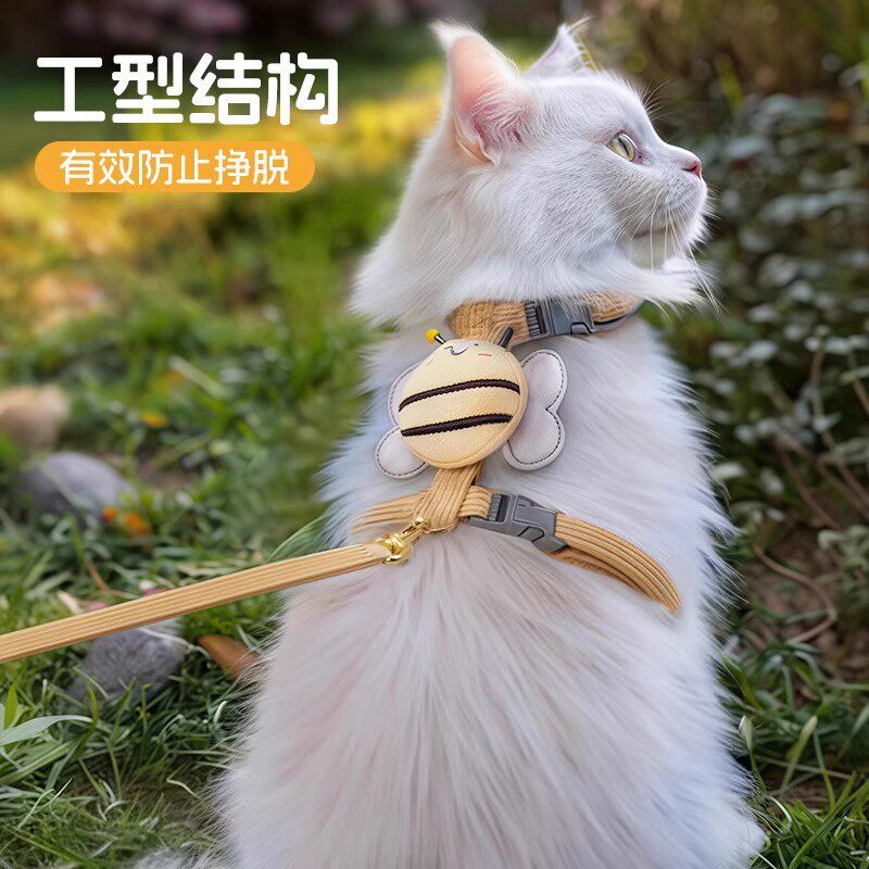 猫咪牵引绳防挣脱外出专