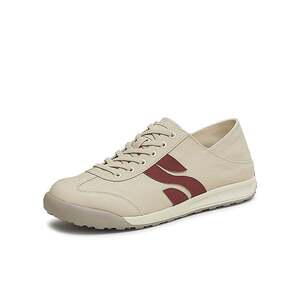 百思图2025夏季新款舒适轻便两穿德训鞋平底男运动休闲鞋51228BM5