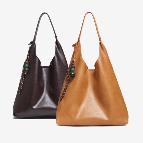 专柜正品百思图2026春款女包时尚托特包简约大容量单肩包TY075AX6