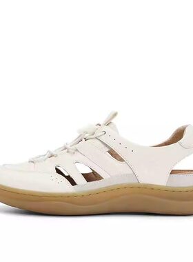 森达户外凉鞋女2024夏新商场同款运动风沙滩休闲猪笼鞋4CFT8BK4