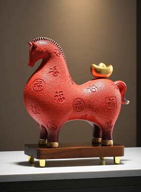 【德国精品】马上有钱摆件装饰