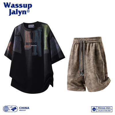 WASSUPJALYN男夏季运动套装