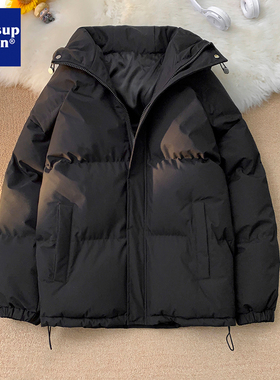 WASSUP JALYN秋冬季棉服男连帽棉衣2025加厚保暖棉袄冬装防寒外套