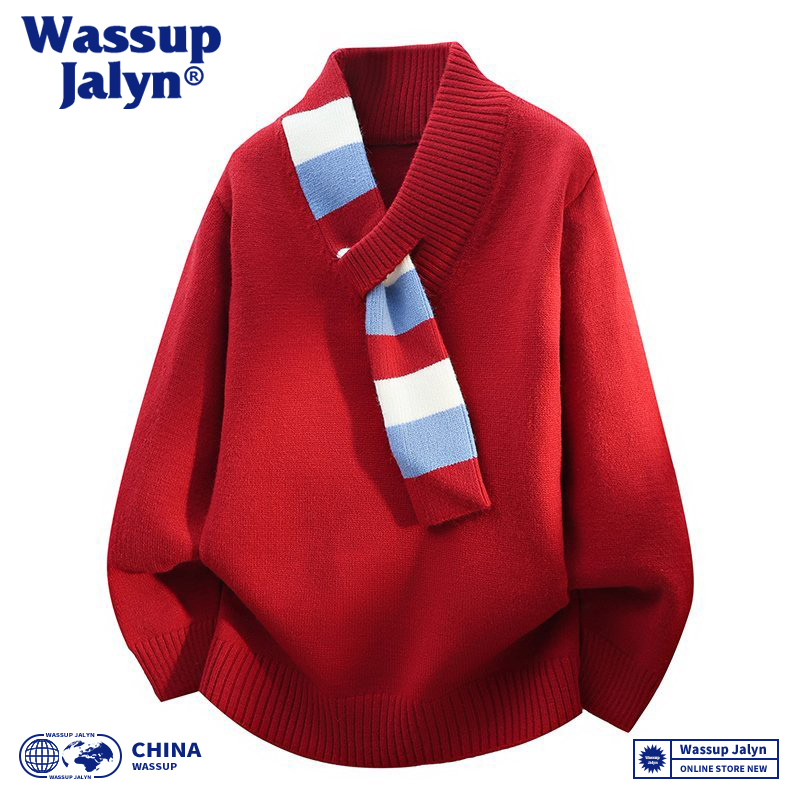 WASSUPJALYN本命年车厘子毛衣