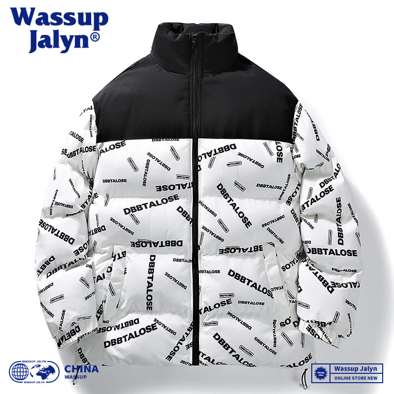 WASSUPJALYN男士秋冬保暖棉衣